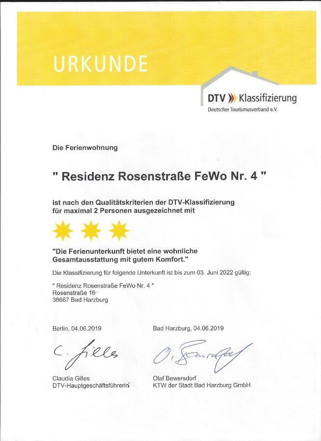 Residenz Rosenstrasse Apartman Bad Harzburg Kültér fotó